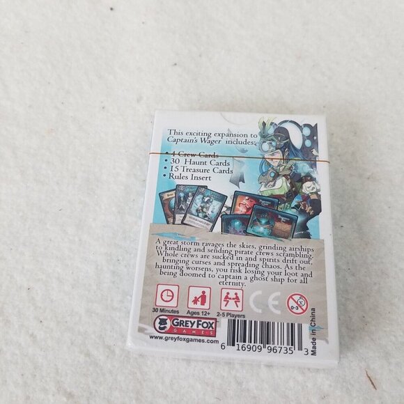 Grey Fox Games Captain's Wager The Maelstrom Expansion Sealed Box Deck Card - Picture 3 of 5